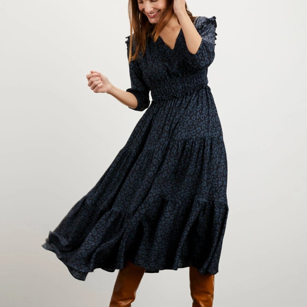 👗HOST PICK👗TUCKER Jordan Dress in Grey Kitty Cat